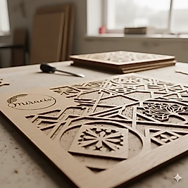 MRCTPTN01 MDF Lazer Kesim Ürünler – Özel Ölçü ve Kişiye Özel Tasarım Ahşap Üretim