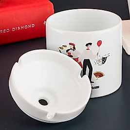 MİRACİX BS07 Seramik Küllük Kişiye Özel