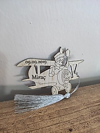 Ahşap Uçaklı Magnet, Mevlit, Sünnet, Yenidoğan Magneti – Hediyelik Magnet