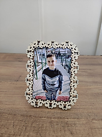 Miracix MRCXFTDH06 Fotoğraf Dahil Ahşap Fotoğraf Çerçevesi 7x10 cm Dekoratif, Masa Üstü Çerçeve