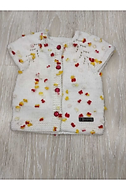 Miracix MRCKLT57 El Yapımı El Örgüsü Bebek Hırka, Kazağı 6-12 Ay