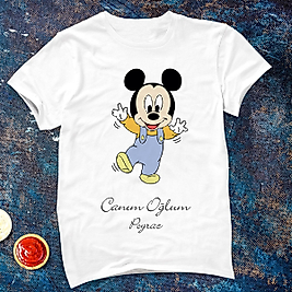 Miracix BS34 Çocuk Ön Baskı Tişört Kişiye Özel