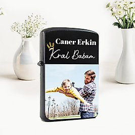 MİRACİX BS62 Kapaklı Çakmak Resimli Kişiye Özel