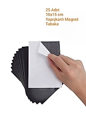 Miracix MRC25TB 25 Adet 10x15 cm Mıknatıslı Fotoğrafsız Yapışkanlı Magnet Tabaka