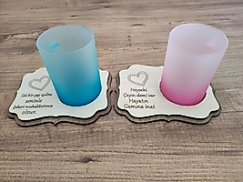 Ahşap Çay Bardağı Altlığı Kahverengi – Fincan ve Bardak Altlığı Dekoratif Sunumluk