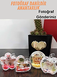 Miracix KRMR658 Fotoğraflı Kar Küresi Anahtarlık (FOTOĞRAF DAHİL)