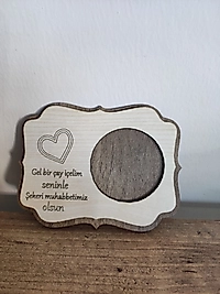 Ahşap Çay Bardağı Altlığı Kahverengi – Fincan ve Bardak Altlığı Dekoratif Sunumluk