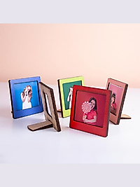 Miracix MRCMNI04 Ahşap Polaroid Mini Fotoğraf Çerçevesi - 9x9cm