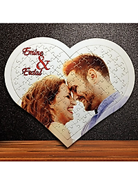 MİRACİX BS66 Kişiye Özel A4 Kalp Puzzle 80 Parça – Fotoğraflı Romantik Hediye