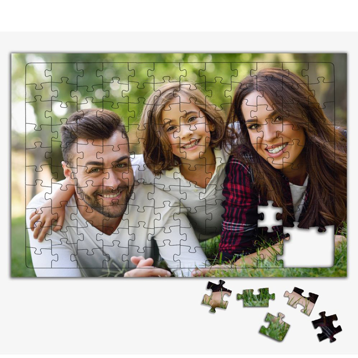 MİRACİX BS67 Puzzle A3 130 Parça Kişiye Özel