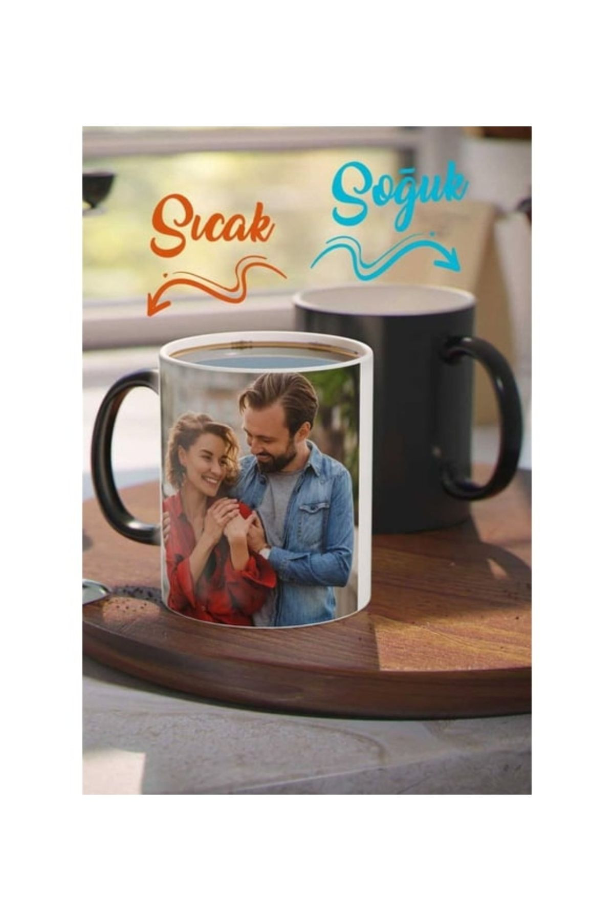 Miracix MRCKLT07 Kişiye Özel Resimli, Fotoğraf Baskılı Sihirli Kupa Bardak Hediyelik